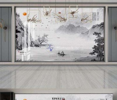 File gốc File tranh hiện đại pha lê gương KF68211 (chủ đề hiện đại) trang trí