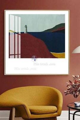 File ảnh File tranh hiện đại pha lê gương KF68234 (gốc) in biển hiệu