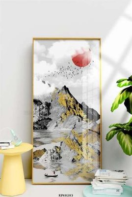 File gốc File tranh hiện đại pha lê gương KF68283 (phong cách) cổ điển