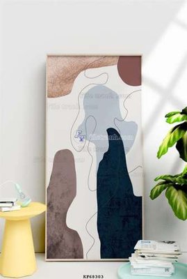 File in trần File tranh hiện đại pha lê gương KF68303 (file gốc) xuyên sáng