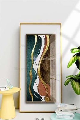 File gốc File tranh hiện đại pha lê gương KF68339 (in ấn) màu sắc trung thực