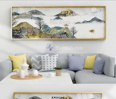 Tải về file gốc File tranh hiện đại pha lê gương KF68348 (dùng cho in quảng cáo)