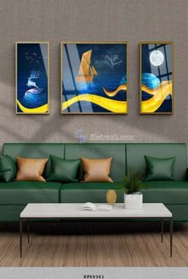 File PSD File tranh hiện đại pha lê gương KF68361 (bản gốc) dễ dàng edit