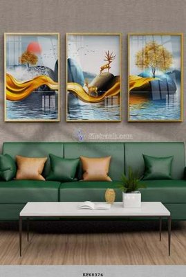 Download file File tranh hiện đại pha lê gương KF68374 (chuẩn in) chất lượng cao