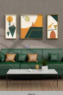 File in trần File tranh hiện đại pha lê gương KF68378 (bản gốc) trời sao