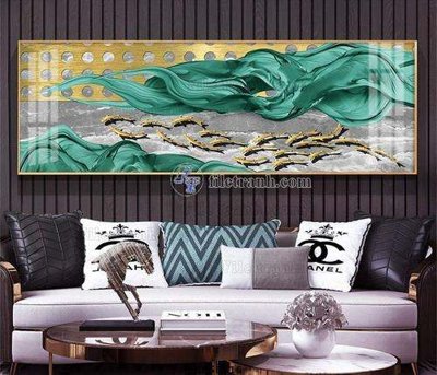 File tranh File tranh hiện đại pha lê gương KF68416 (bản gốc) trang trí văn phòng