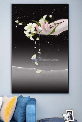 File in mica File tranh hiện đại pha lê gương KF68445 (ảnh gốc) đẹp