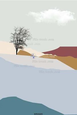 Tải file File tranh hiện đại pha lê gương KF68495 (ảnh gốc) in tranh kính