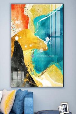 File gốc File tranh hiện đại pha lê gương KF68527 (in mica) cắt laser