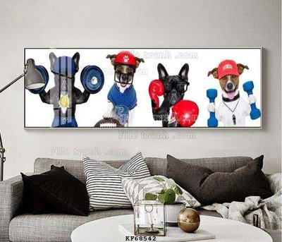 File gốc File tranh hiện đại pha lê gương KF68542 (PNG) chất lượng cao