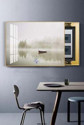 File in trần File tranh hiện đại pha lê gương KF68552 (bản gốc) bầu trời