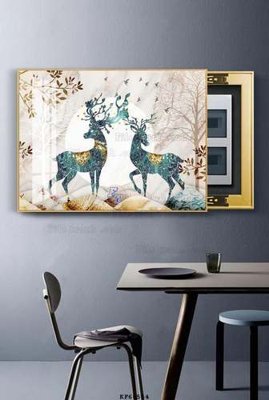 File tranh File tranh hiện đại pha lê gương KF68554 (gốc) in vải canvas