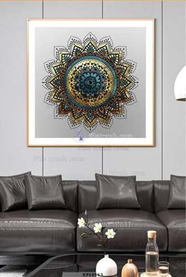 File PSD File tranh hiện đại pha lê gương KF68563 (gốc) cho designer