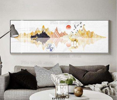 File tranh File tranh hiện đại pha lê gương KF68593 (gốc) in backlit film