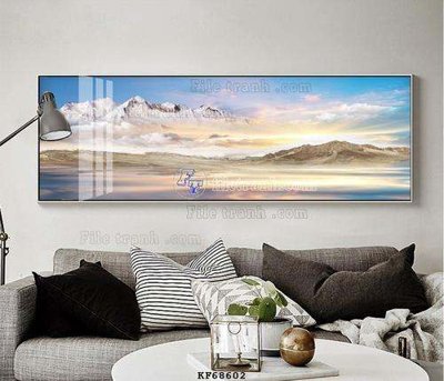 Download file tranh PSD File tranh hiện đại pha lê gương KF68602 để chỉnh sửa