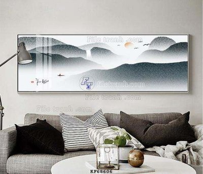 Tải file File tranh hiện đại pha lê gương KF68606 (ảnh gốc) file AI/EPS