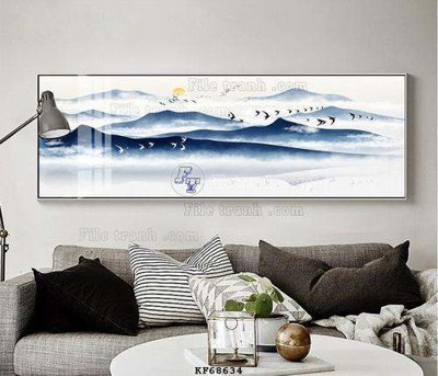 File gốc File tranh hiện đại pha lê gương KF68634 (vector) cho in ấn