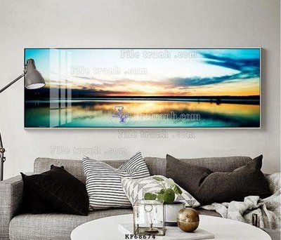 File tranh File tranh hiện đại pha lê gương KF68674 (bản gốc) in lụa 3D