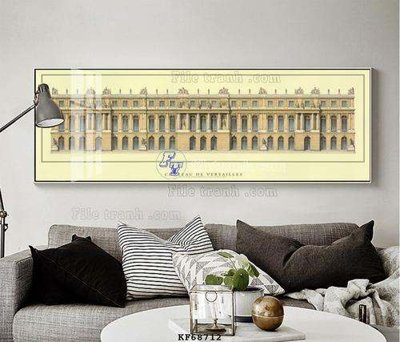 File tranh File tranh hiện đại pha lê gương KF68712 (bản gốc) in lụa dán tường