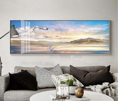 File gốc File tranh hiện đại pha lê gương KF68727 (cho in ấn) từ kho Filetranh