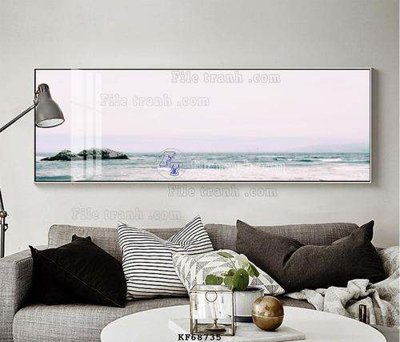 File tranh File tranh hiện đại pha lê gương KF68735 (gốc) chủ đề thiên nhiên