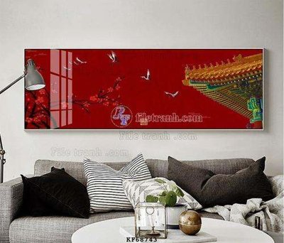 File gốc File tranh hiện đại pha lê gương KF68743 (in tráng gương) nghệ thuật