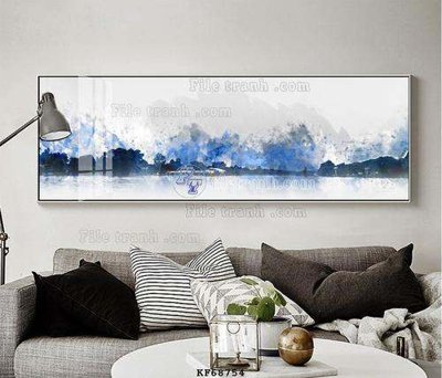 File gốc File tranh hiện đại pha lê gương KF68754 (in tráng gương) ốp tường