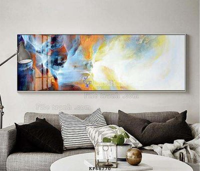 File in trần File tranh hiện đại pha lê gương KF68770 (file gốc) hoa văn 3D