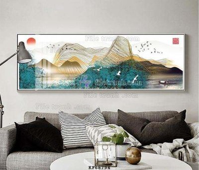 File PSD File tranh hiện đại pha lê gương KF68794 (nguyên gốc) chất lượng cao