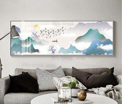 Tải file File tranh hiện đại pha lê gương KF68801 (gốc) in tranh tráng gương