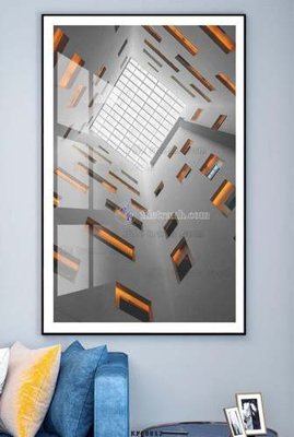 Tải file File tranh hiện đại pha lê gương KF68812 (ảnh gốc) in tráng gương