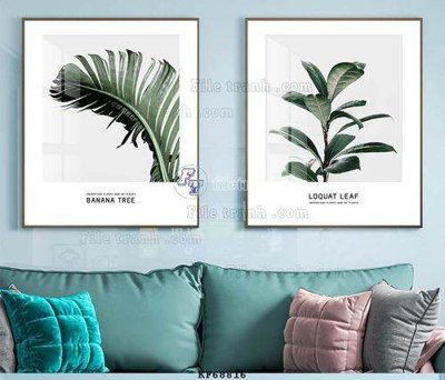 Tải file File tranh hiện đại pha lê gương KF68816 (gốc) chủ đề hoa sen