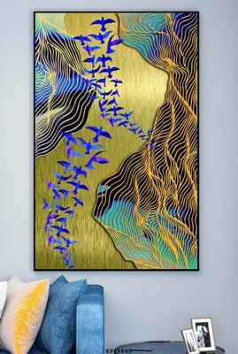 Tải file File tranh hiện đại pha lê gương KF68849 (gốc) làm tranh treo tường