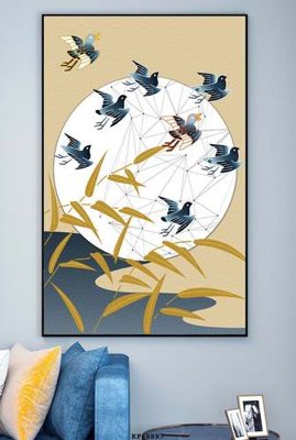 File gốc in ấn File tranh hiện đại pha lê gương KF68897 chuẩn màu CMYK