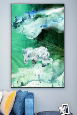 File gốc File tranh hiện đại pha lê gương KF68905 (cho in ấn) độc quyền