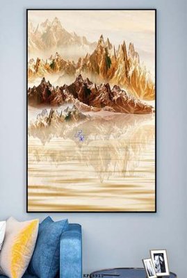 File in mica File tranh hiện đại pha lê gương KF68911 (ảnh gốc) đẹp