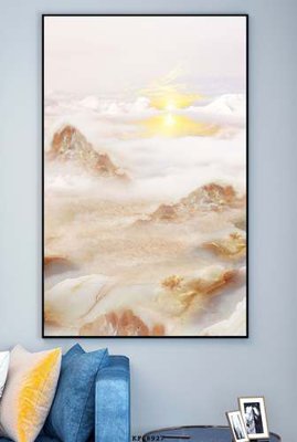 Ảnh gốc file in lụa File tranh hiện đại pha lê gương KF68927 chi tiết