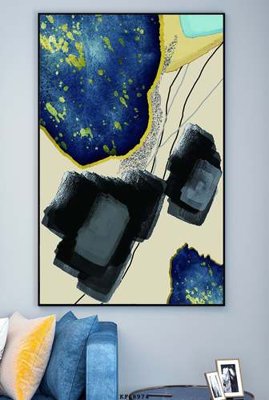 File gốc File tranh hiện đại pha lê gương KF68974 (phong cách) châu Âu