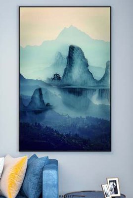 File ảnh File tranh hiện đại pha lê gương KF68977 (gốc) in decal dán tường