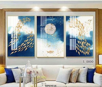 Tải file File tranh hiện đại pha lê gương KF69016 (gốc) in nhanh