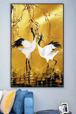 File tranh gốc File tranh hiện đại pha lê gương KF69033 (bản quyền) Filetranh.com