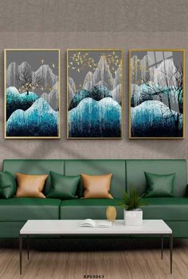 Tải file File tranh hiện đại pha lê gương KF69063 (gốc) làm file quảng cáo