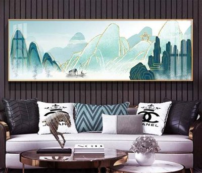 Tải file File tranh hiện đại pha lê gương KF69084 (gốc) chủ đề phong thủy