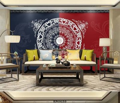 File ảnh File tranh hiện đại pha lê gương KF69150 (gốc) in backdrop sự kiện