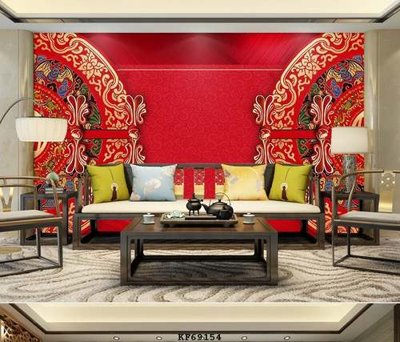 File in mica File tranh hiện đại pha lê gương KF69154 (bản gốc) làm vách ngăn