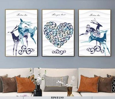 Tải file File tranh hiện đại pha lê gương KF69190 (gốc) chủ đề tâm linh