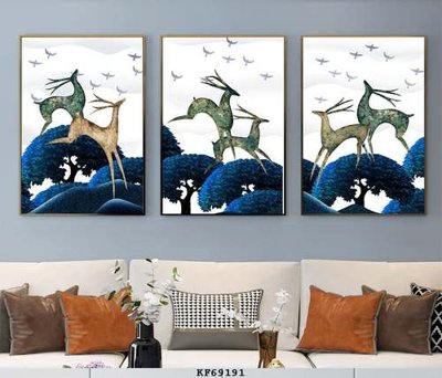 File tranh File tranh hiện đại pha lê gương KF69191 (ảnh gốc) in trần xuyên sáng