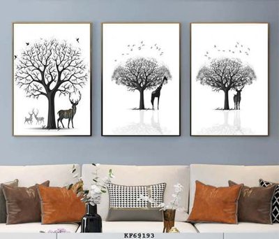 File in ấn chuyên nghiệp File tranh hiện đại pha lê gương KF69193 (file gốc)