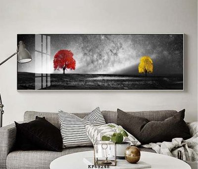 File gốc File tranh hiện đại pha lê gương KF69248 (in mica) làm quà tặng