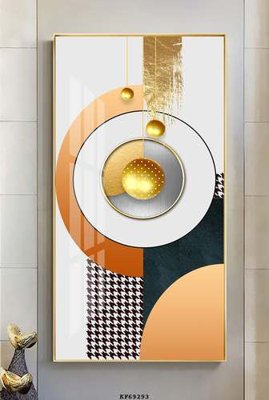 File in trần File tranh hiện đại pha lê gương KF69293 (bản gốc) phong cảnh